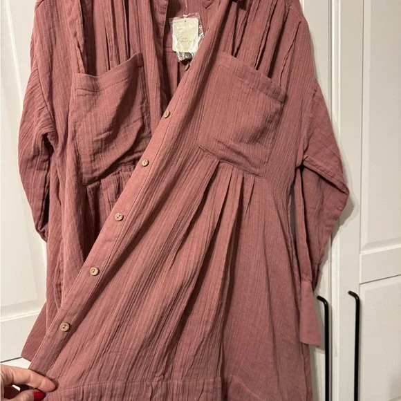 NWT, Free People, The Voyager ShirtDress, XS - Picture 6 of 12